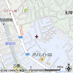 東京都町田市南大谷24周辺の地図