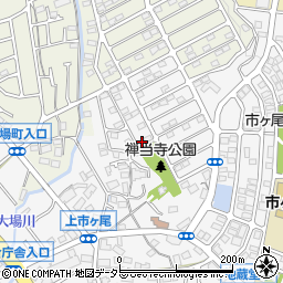 神奈川県横浜市青葉区市ケ尾町1678-76周辺の地図
