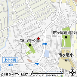 神奈川県横浜市青葉区市ケ尾町1678-28周辺の地図