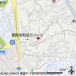 東京都町田市本町田235周辺の地図
