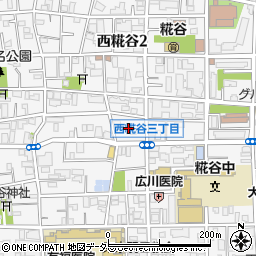 東京都大田区西糀谷2丁目28周辺の地図