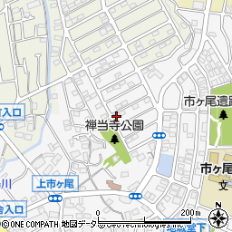 神奈川県横浜市青葉区市ケ尾町1678-37周辺の地図