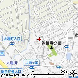 神奈川県横浜市青葉区市ケ尾町1678-86周辺の地図