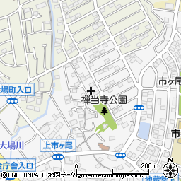神奈川県横浜市青葉区市ケ尾町1678-77周辺の地図