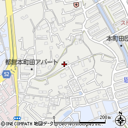 東京都町田市本町田210周辺の地図