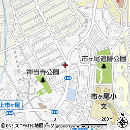 神奈川県横浜市青葉区市ケ尾町1678-30周辺の地図