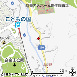 神奈川県横浜市青葉区奈良町864-22周辺の地図