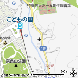 神奈川県横浜市青葉区奈良町864-12周辺の地図