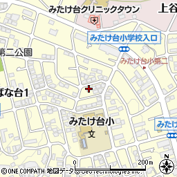 神奈川県横浜市青葉区みたけ台19-30周辺の地図