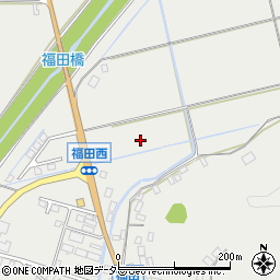 兵庫県豊岡市福田周辺の地図