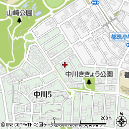 【なるべくステッカーに寄せて駐車】菅谷邸:中川駐車場周辺の地図