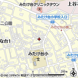 神奈川県横浜市青葉区みたけ台19-31周辺の地図