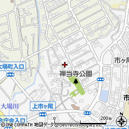 神奈川県横浜市青葉区市ケ尾町1678-78周辺の地図