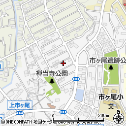 神奈川県横浜市青葉区市ケ尾町1678-40周辺の地図
