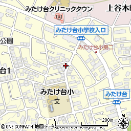 神奈川県横浜市青葉区みたけ台19-33周辺の地図
