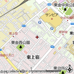 千葉県東金市東上宿2-10周辺の地図