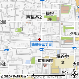 東京都大田区西糀谷2丁目29-8周辺の地図