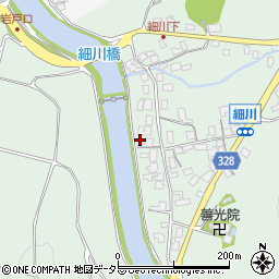 鳥取県鳥取市福部町細川316周辺の地図