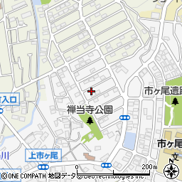 神奈川県横浜市青葉区市ケ尾町1678-50周辺の地図