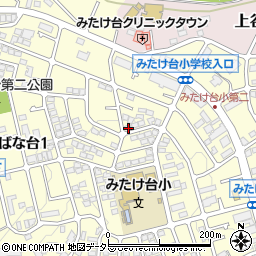 神奈川県横浜市青葉区みたけ台19-39周辺の地図