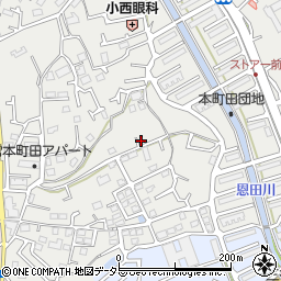 東京都町田市本町田195周辺の地図