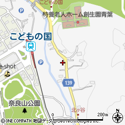 神奈川県横浜市青葉区奈良町864-16周辺の地図