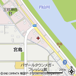 伊崎商店周辺の地図