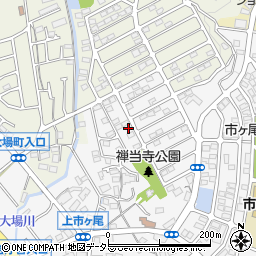 神奈川県横浜市青葉区市ケ尾町1678-72周辺の地図