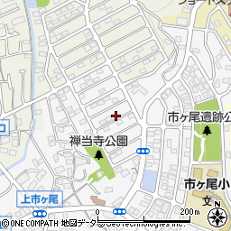 神奈川県横浜市青葉区市ケ尾町1678-45周辺の地図
