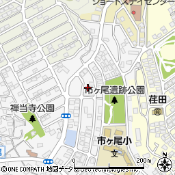 神奈川県横浜市青葉区市ケ尾町1637-2周辺の地図