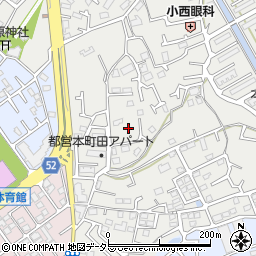 東京都町田市本町田232周辺の地図