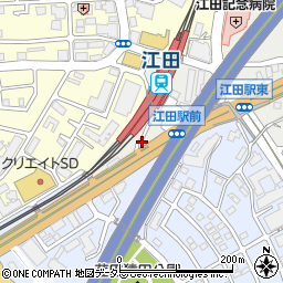 東急ライフィア荏田町コインパーキング周辺の地図