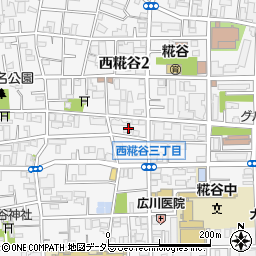 東京都大田区西糀谷2丁目29周辺の地図