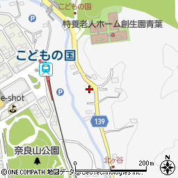 神奈川県横浜市青葉区奈良町864-18周辺の地図