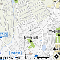 神奈川県横浜市青葉区市ケ尾町1678-59周辺の地図