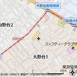 神奈川県相模原市南区大野台1丁目7-22周辺の地図