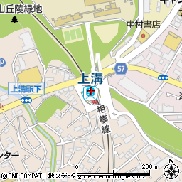 神奈川県相模原市中央区周辺の地図