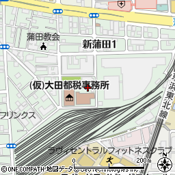 ドーミー蒲田周辺の地図