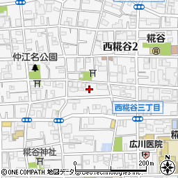 東京都大田区西糀谷2丁目30周辺の地図