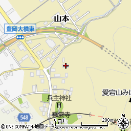 兵庫県豊岡市山本74周辺の地図