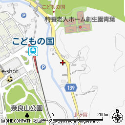神奈川県横浜市青葉区奈良町864-1周辺の地図