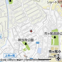 神奈川県横浜市青葉区市ケ尾町1678-53周辺の地図