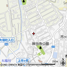 神奈川県横浜市青葉区市ケ尾町1678-70周辺の地図