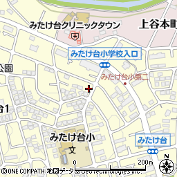 神奈川県横浜市青葉区みたけ台19-2周辺の地図