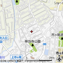 神奈川県横浜市青葉区市ケ尾町1678-62周辺の地図