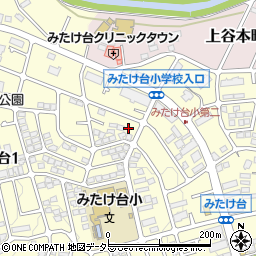 神奈川県横浜市青葉区みたけ台19-48周辺の地図