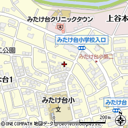 神奈川県横浜市青葉区みたけ台19-46周辺の地図