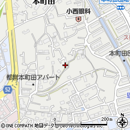 東京都町田市本町田217周辺の地図