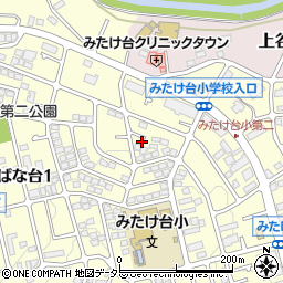 神奈川県横浜市青葉区みたけ台19-52周辺の地図