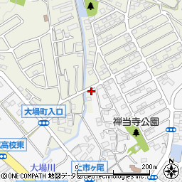 神奈川県横浜市青葉区市ケ尾町1678-136周辺の地図